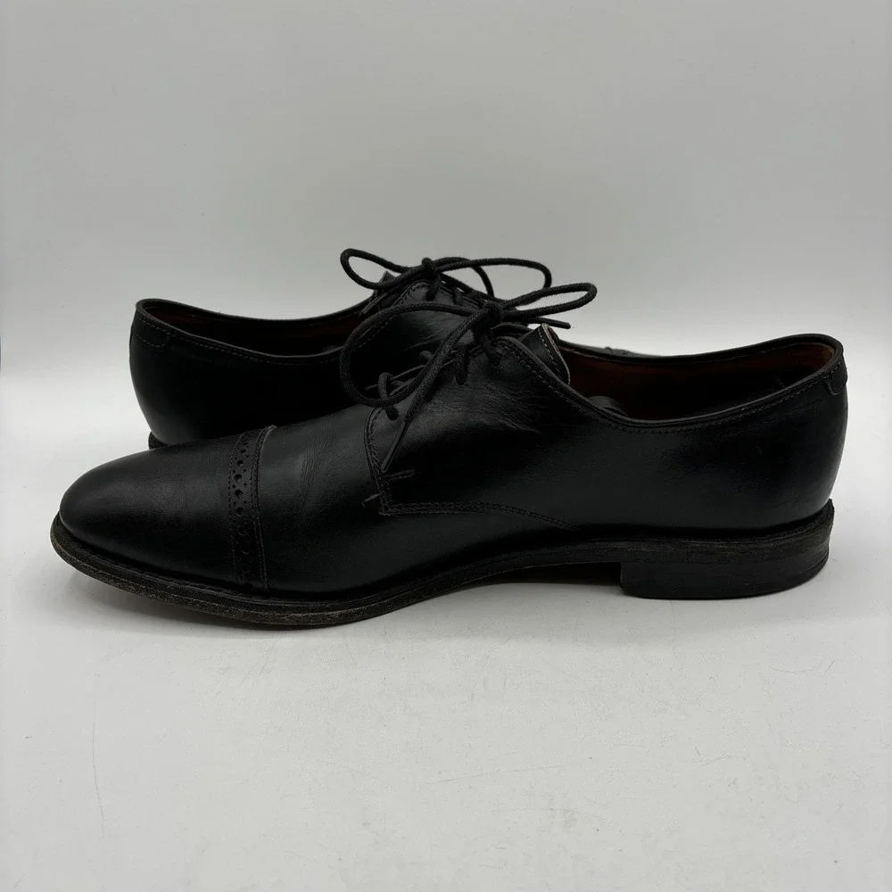 Allen Edmonds BOULEVARD Men's Size 12 B‎ Leather Cap Toe Dress Shoe Black 7482